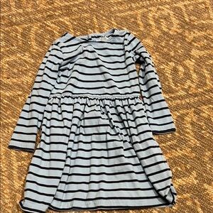 Primary blue Long Sleeve dress with pockets